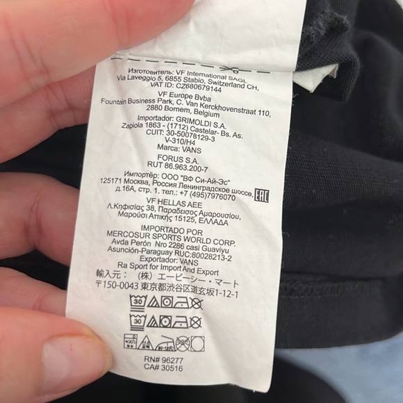 Vans x a bathing ape black tshirt size medium - Picture 9 of 10